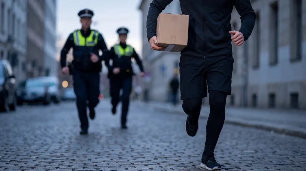 Junger Mann flüchtet mit Kokain-Box vor der Polizei