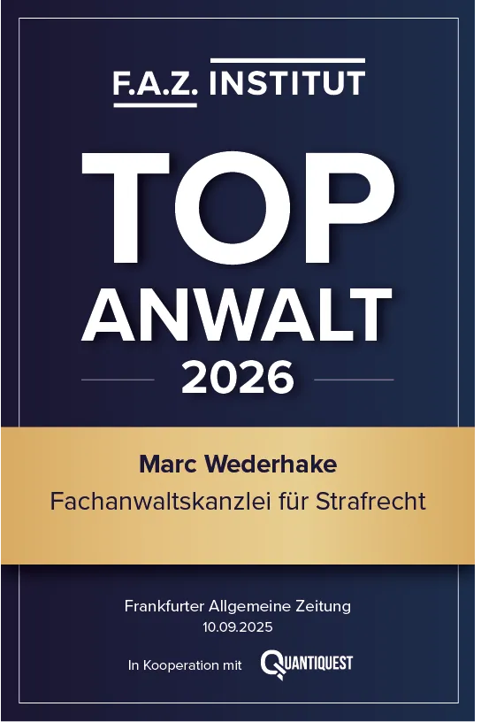 Top Anwalt 2026 | Kanzlei Wederhake München